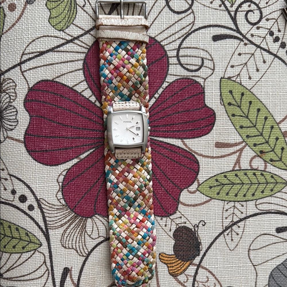 Colorful Woven Strap Watch